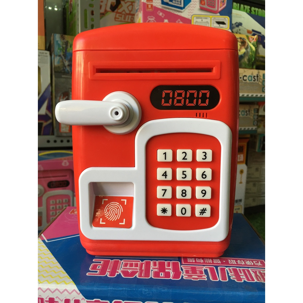 Két Sắt Mini Mật Khẩu Thông Minh In Dấu Vân Tay Cho Bé Dùng Pin Tự Động