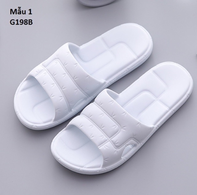Dép nhựa quai ngang đế bằng chống trơn trượt, siêu nhẹ êm chân dành cho nam nữ G198B - Thời Trang Dương
