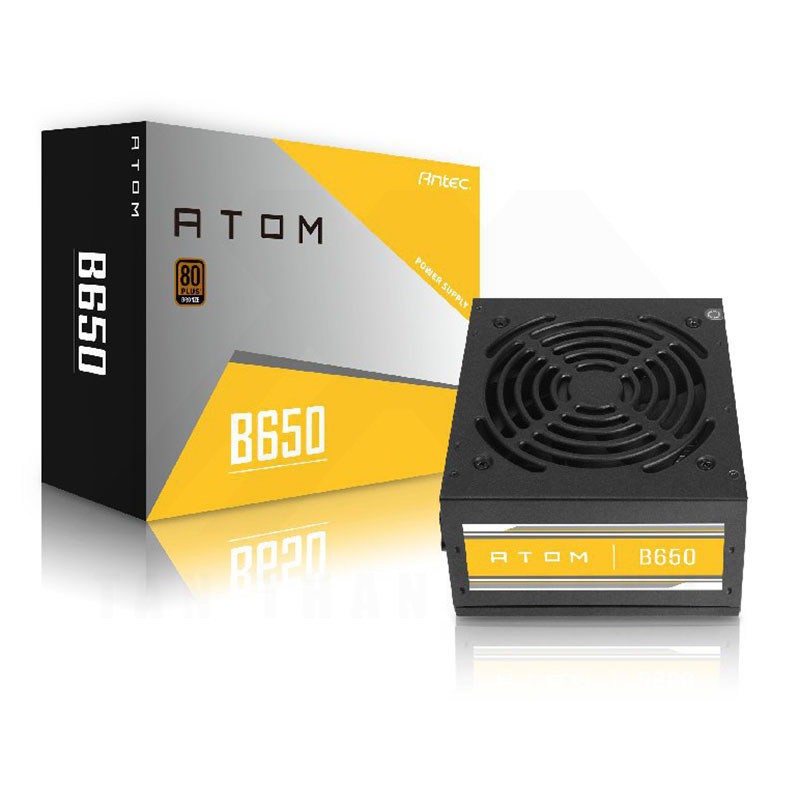 Nguồn máy tính Antec ATOM B650 - Công suất thực 650w