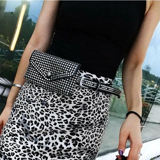 Túi đeo bụng đinh tán hàng Quảng châu