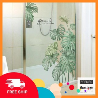 ⚡️𝗙𝗥𝗘𝗘𝗦𝗛𝗜𝗣⚡️ Decal dán tường Lá bách thảo