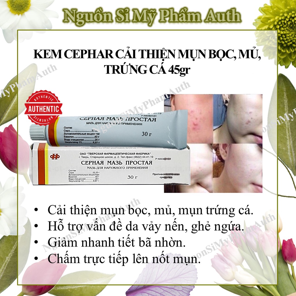 Kem mụn lưu huỳnh Nga