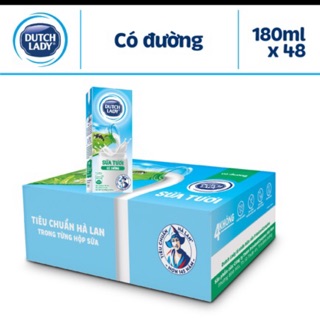 (Hà Nội) Sữa tươi tiệt trùng vị dâu hà lan 180ml (48 hộp 1 thùng )