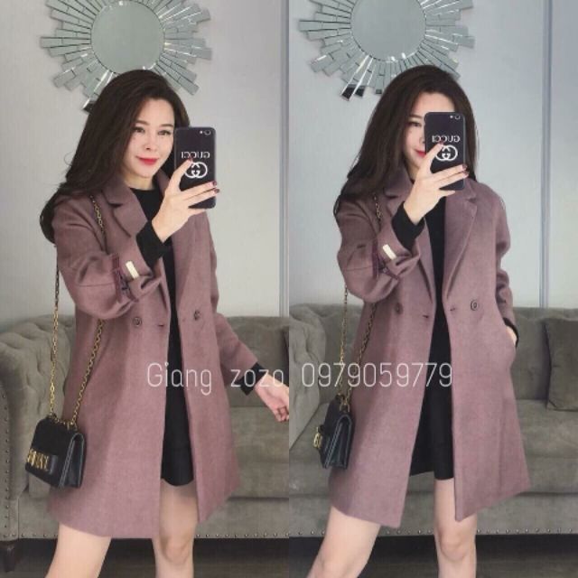 Áo dạ dáng dài