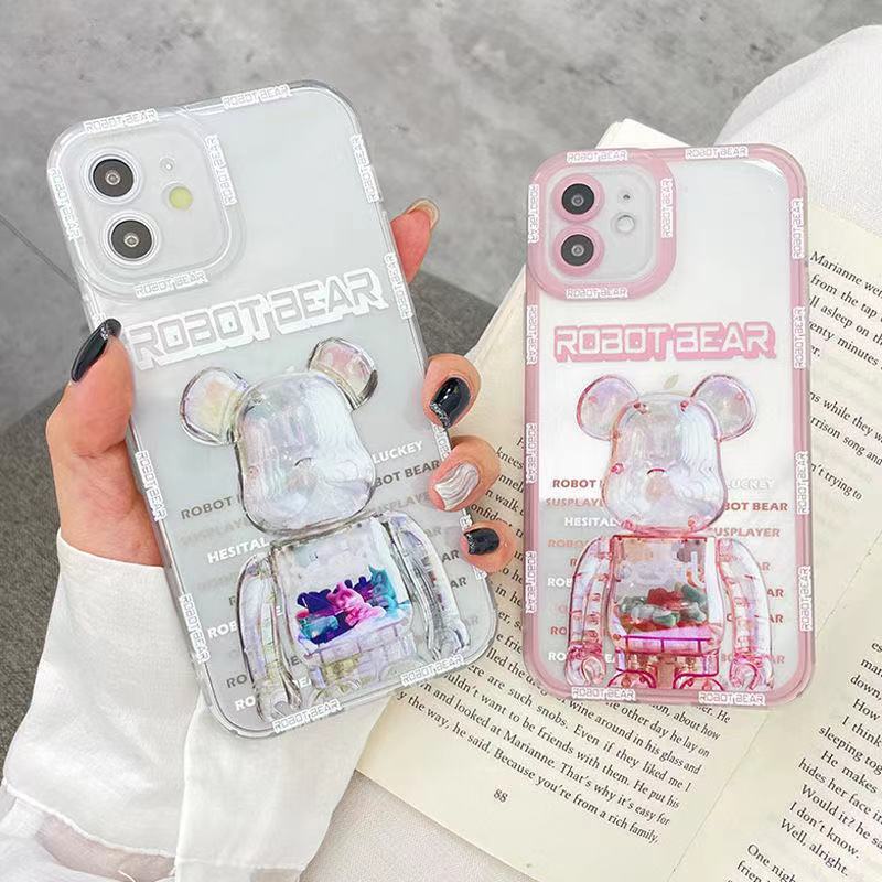 Ốp điện thoại mềm hình gấu cho Iphone 11 Pro Max I11 I7 I8 7plus 8plus Ix Xs Xr Xs Max Se 12 12pro 12 Pro Max