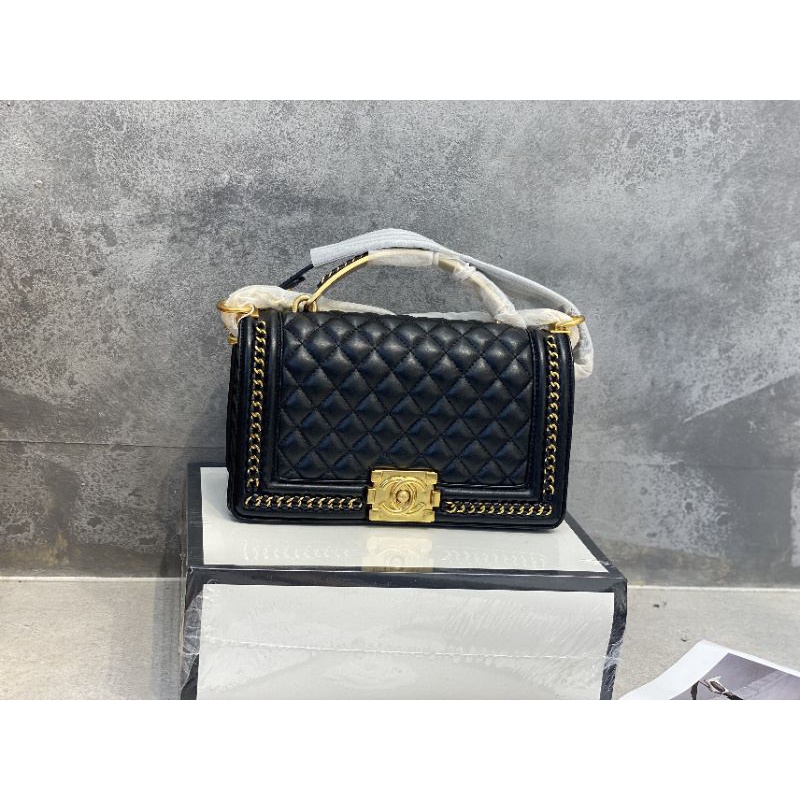 Túi xách Chanel boy mẫu mới size 22 Fullbox hãng