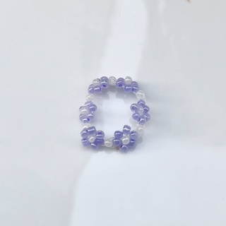 Handmade - Nhẫn hoa hạt cườm