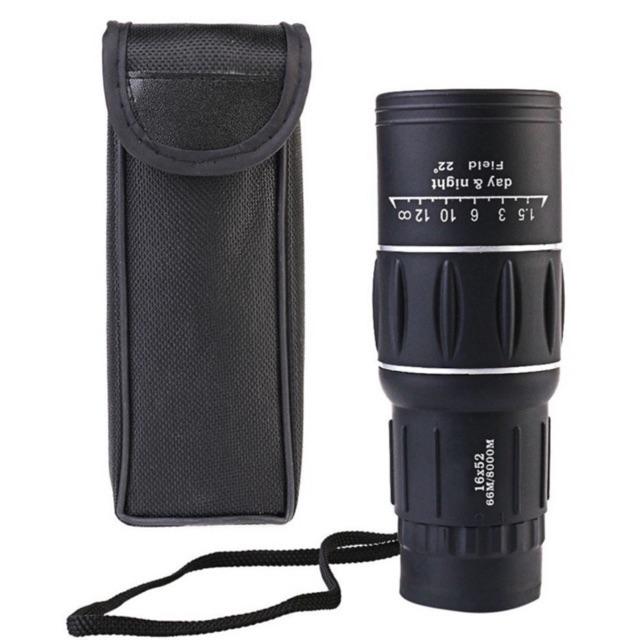 Ống Nhòm Một Mắt Siêu Nét Monocular 16x52 66m/8000m Kèm Túi Đựng