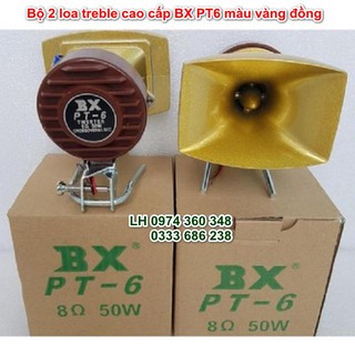 Điện máy Minh Đức - Tổng kho bán buôn bán lẻ Bộ 2 loa treble cao cấp BX PT6 màu vàng đồng cực sang Cảm ơn quý khách hàng