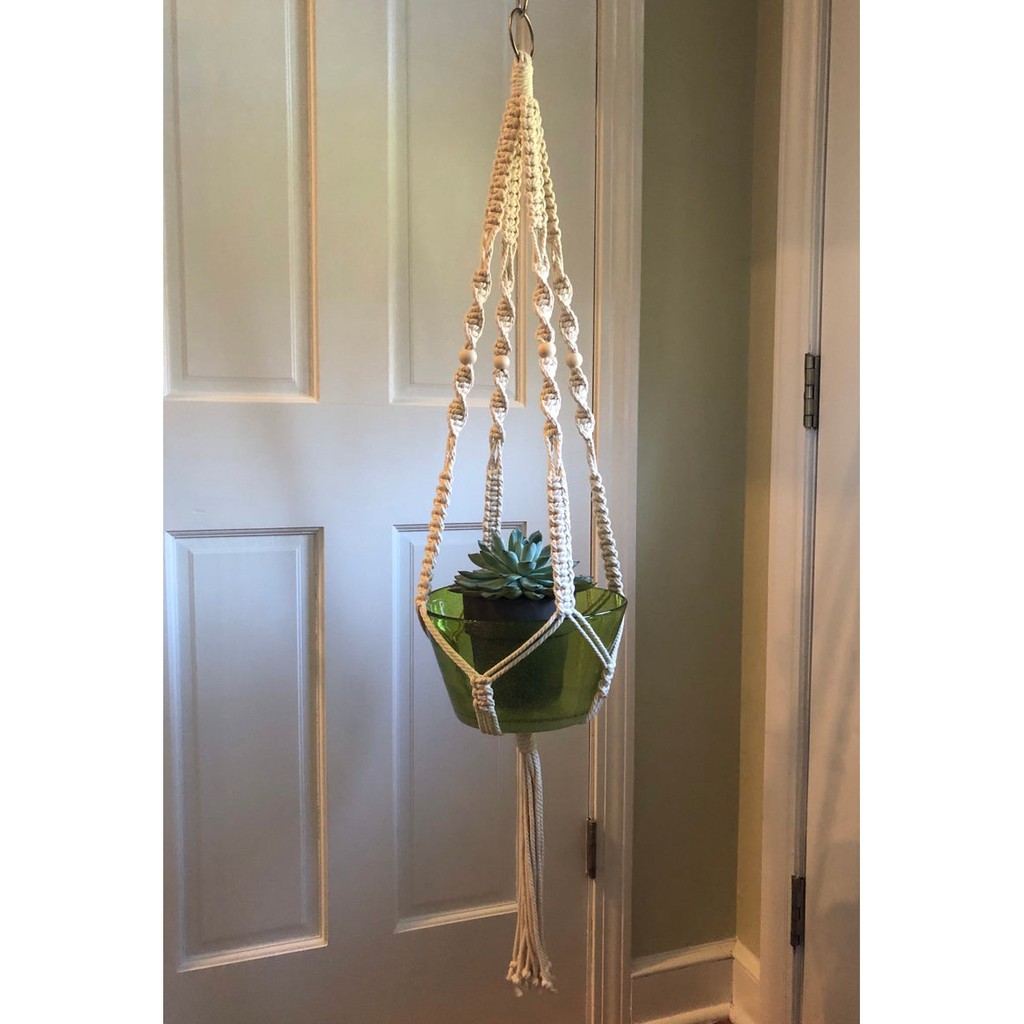 Dây treo chậu cây macrame