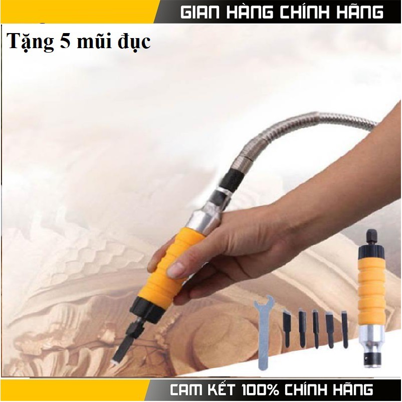 Bộ chuyển đổi máy khoan thành máy đục gỗ, điêu khắc gỗ