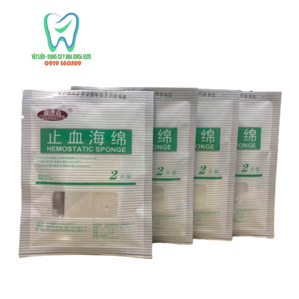 Bông cầm máu, xốp cầm máu Spongel