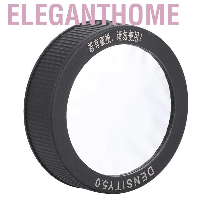 Eleganthome 50mm Solar Filter Sun Film Membrane 5.0 Telescope Lens Cap Eyes Protector SS5