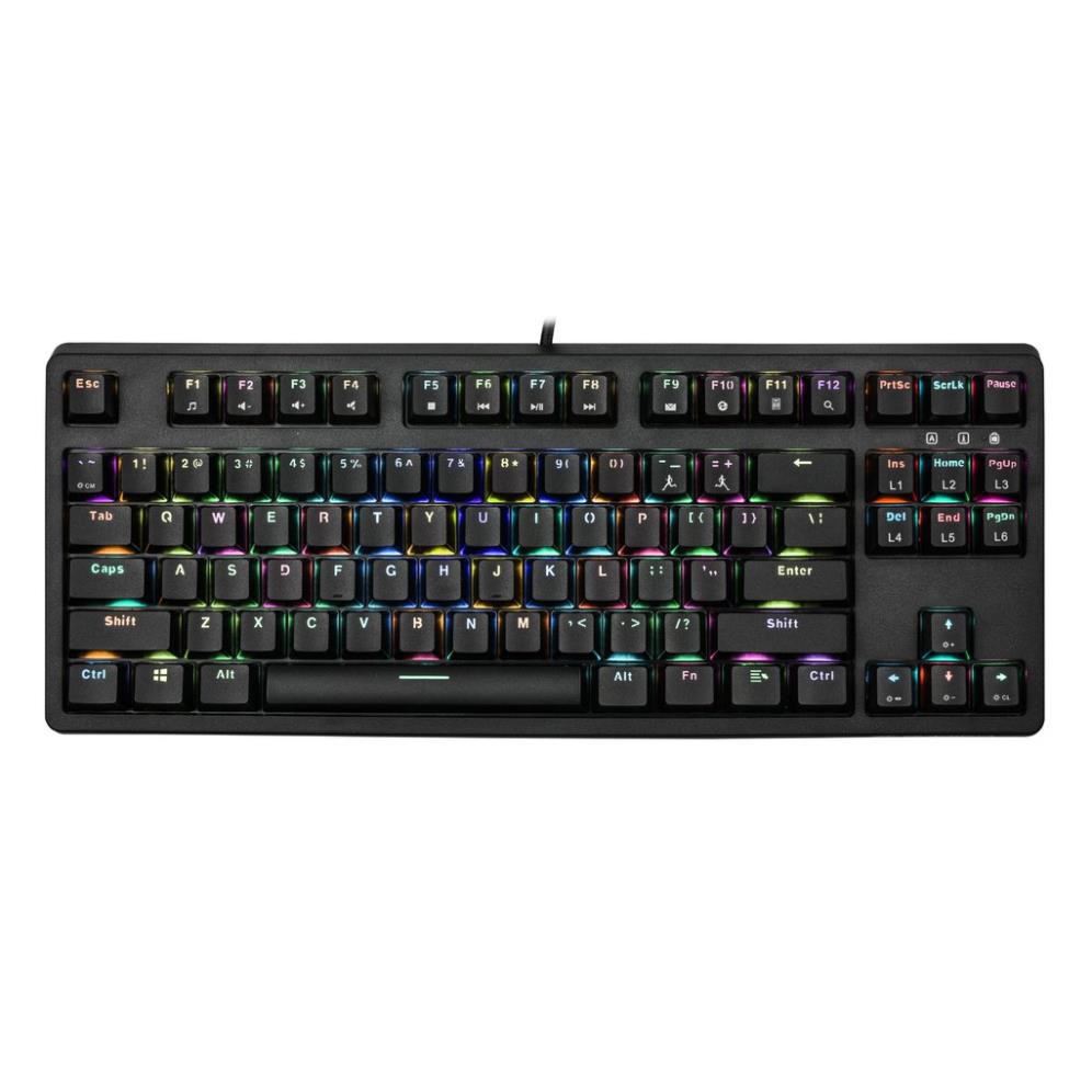 (TẶNG MÁY HÚT BỤI MINI)Bàn phím cơ E-Dra EK387 RGB + Tặng máy hút bụi phím Mini