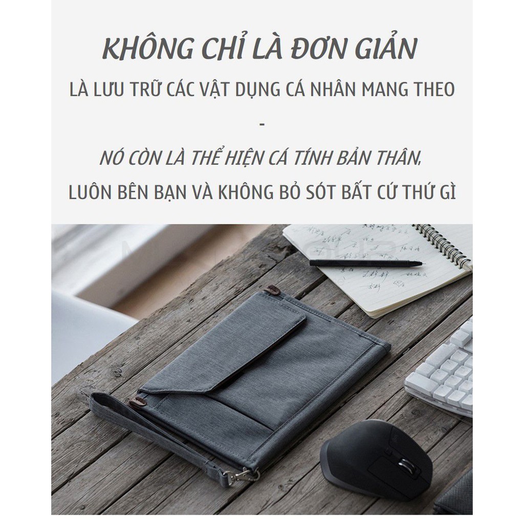 Túi Đựng Văn Kiện Giấy Tờ Tài Liệu Văn Phòng Đa Năng Gấp Gọn Tiện Lợi MLH