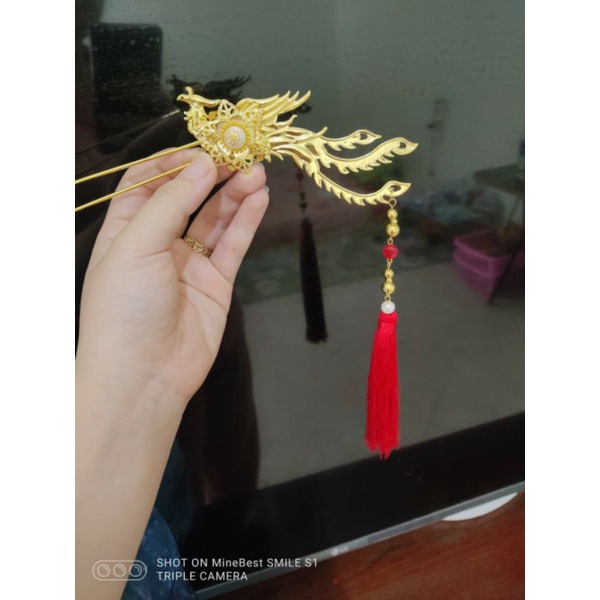 Trâm cưới phượng hoàng cô dâu