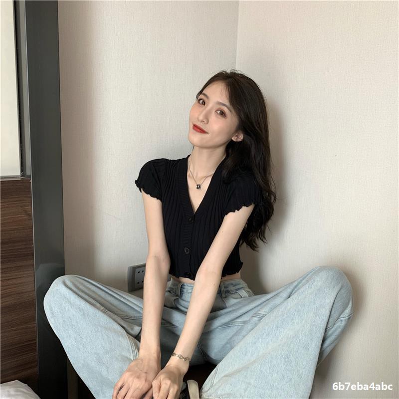🐇 Áo thun nữ 🐇🐇 croptop 🐇 chất len quảng châu 🐇 | BigBuy360 - bigbuy360.vn