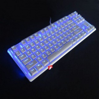 Bàn phím cơ gaming màu trắng DareU EK87 White Red Switch 87 Phím