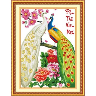 Tranh thêu phu thê viên mãn 222775