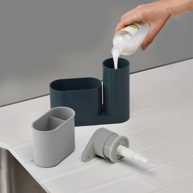 Set hộp đựng xà phòng - dụng cụ rửa chén bát Joseph Joseph 85090 SinkBase - Hàng Đức