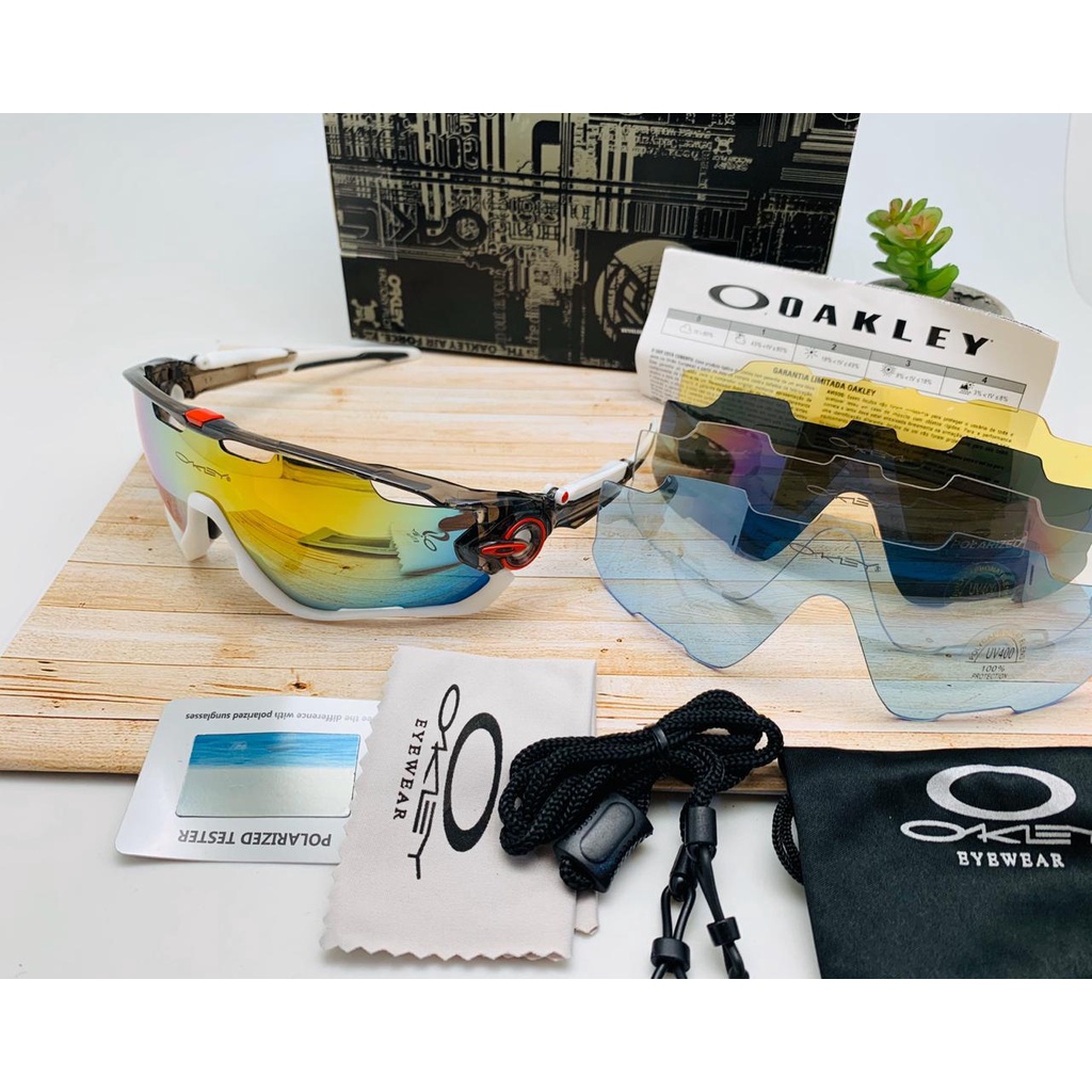 Kính Đạp Xe Thể Thao Oakley 5 Lens