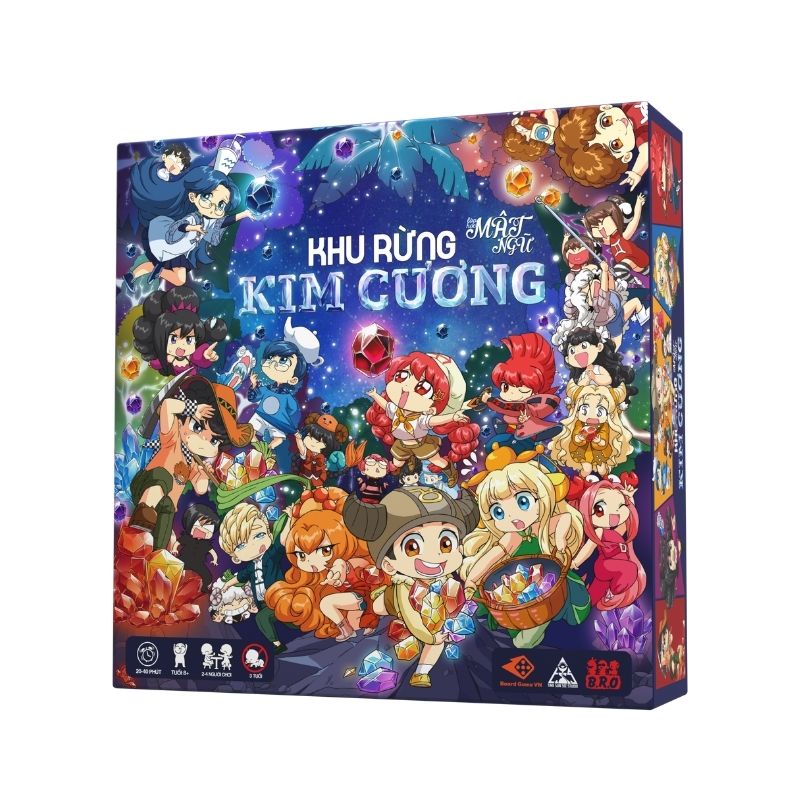 Đồ Chơi Board Game VN Lớp Học Mật Ngữ - Khu Rừng Kim Cương BGVN004