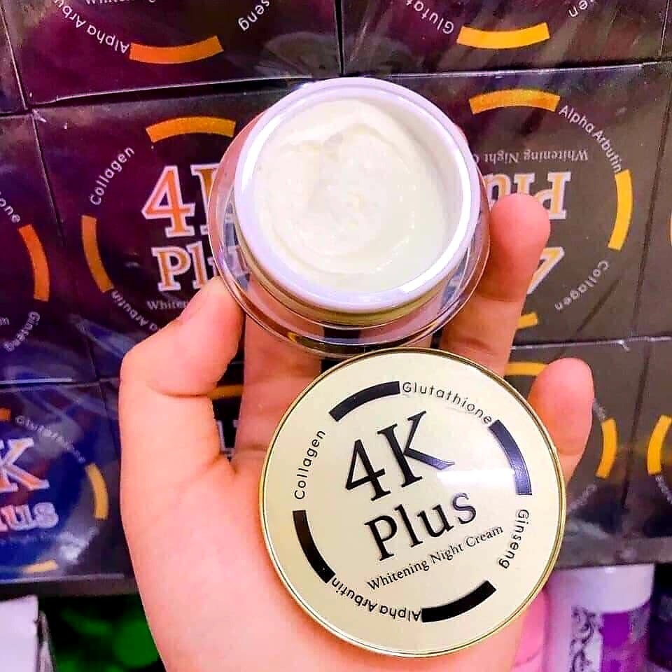 Kem Dưỡng Trắng Da - 4K PLUS - 5X Whitening Night Cream 20g (Đêm)
