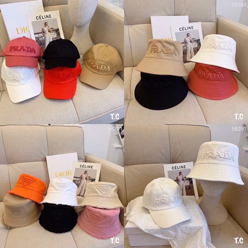 Mũ prada bucket cao cấp