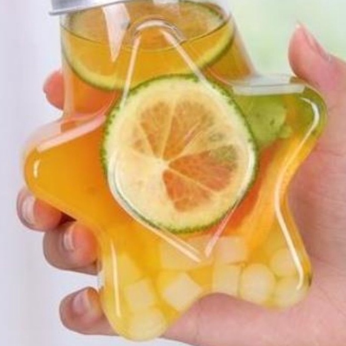 𝑭𝑹𝑬𝑬𝑺𝑯𝑰𝑷 - Bình đựng nước  Bình nước hình ngôi sao nhựa 500ml siêu xinh cực phẩm hot hit T2