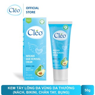 🌺🌺*Kem tẩy lông Cleo Avocado Hair Removal Cream Normal Skin 50g