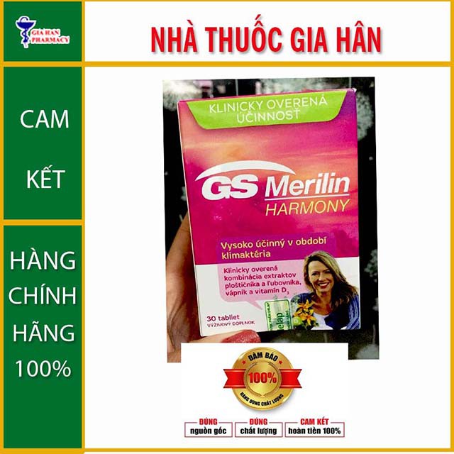 GS Merilin Harmony - Giải Pháp Cho Phụ Nữ Thời Kỳ Mãn Kinh (Lọ 30 Viên)