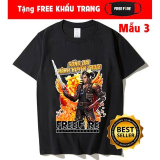🔥Siêu HOT🔥Áo thun Free Fire Hayato màu đen đẹp siêu ngầu giá rẻ nhất