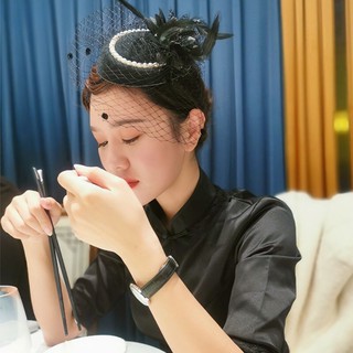 Mũ ren đội đầu tiểu thư cổ điển