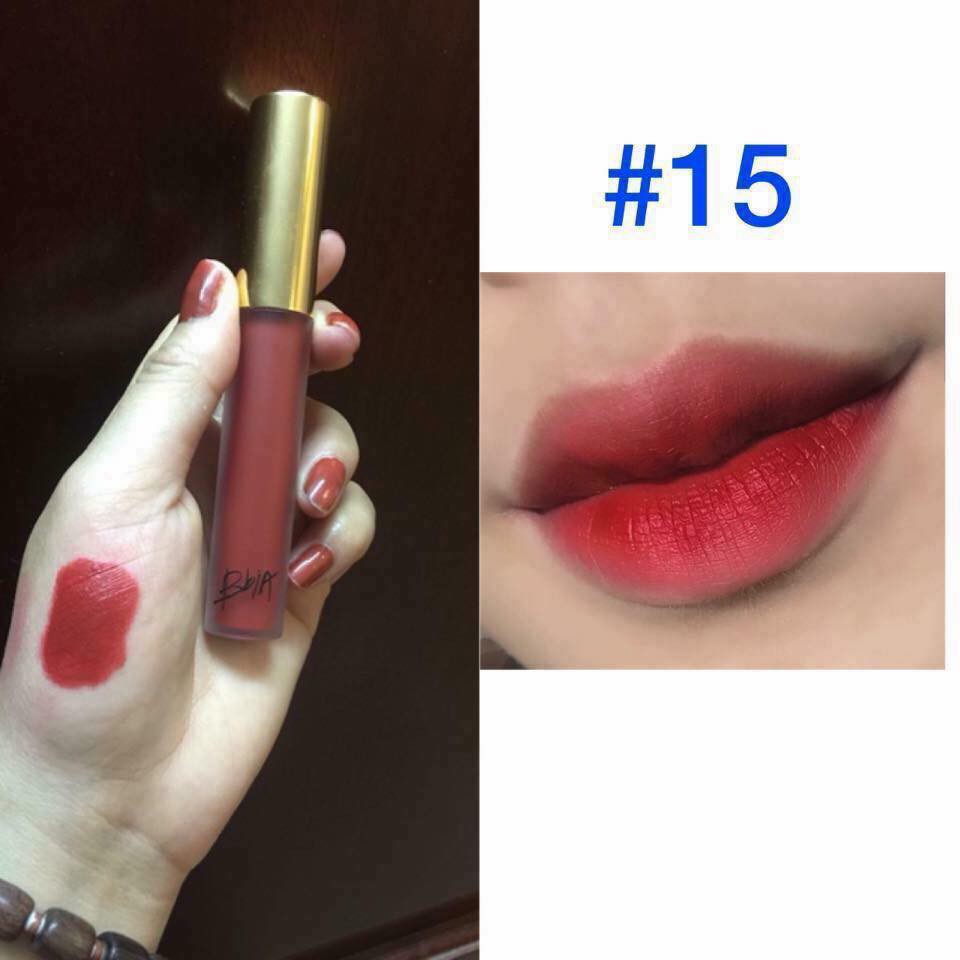 Son kem lì BBIA Velvet Lip Tint version 3 màu 15 | Thế Giới Skin Care