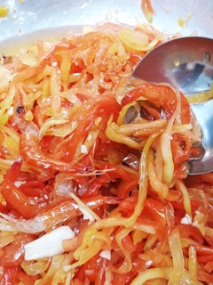 Mắm Tép / Tôm Trộn Đu Đủ 500g – Vị Mặn Mặn, Giòn Ngon, Ăn Liền