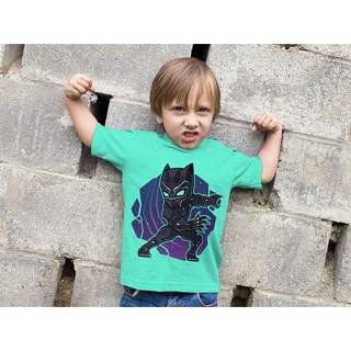 Áo Thun Bé Trai - Marvel ChiBi - Black Panther Cao Cấp