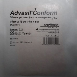 Miếng dán sẹo lồi Advasil Conform 15x10 cm
