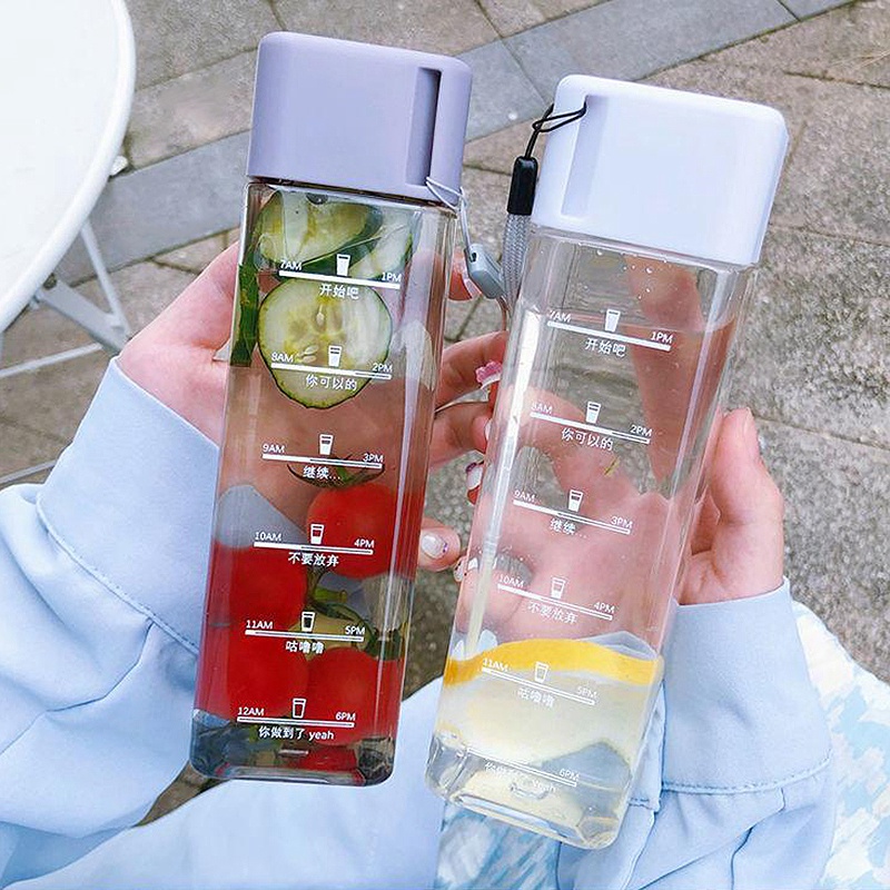 Bình Nước 500ml Cỡ Lớn Thiết Kế Đơn Giản Dễ Thương