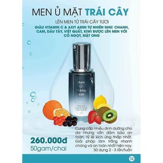 Men Ủ Trắng Mặt Dr Cell