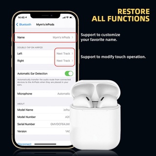 Wireless Headphones Bluetooth 5.0 Motion Immersive iOS or Android phone With Earphone Case