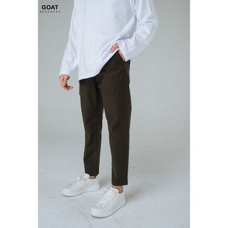 Quần Kaki Dài Baggy Nam Lưng Thun Co Giãn GOAT MENSWEAR