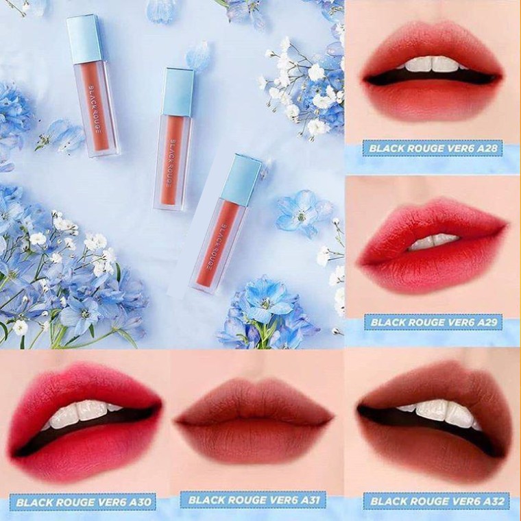 Son Black Rouge Air Fit Velvet Tint Ver.6 Blueming Garden