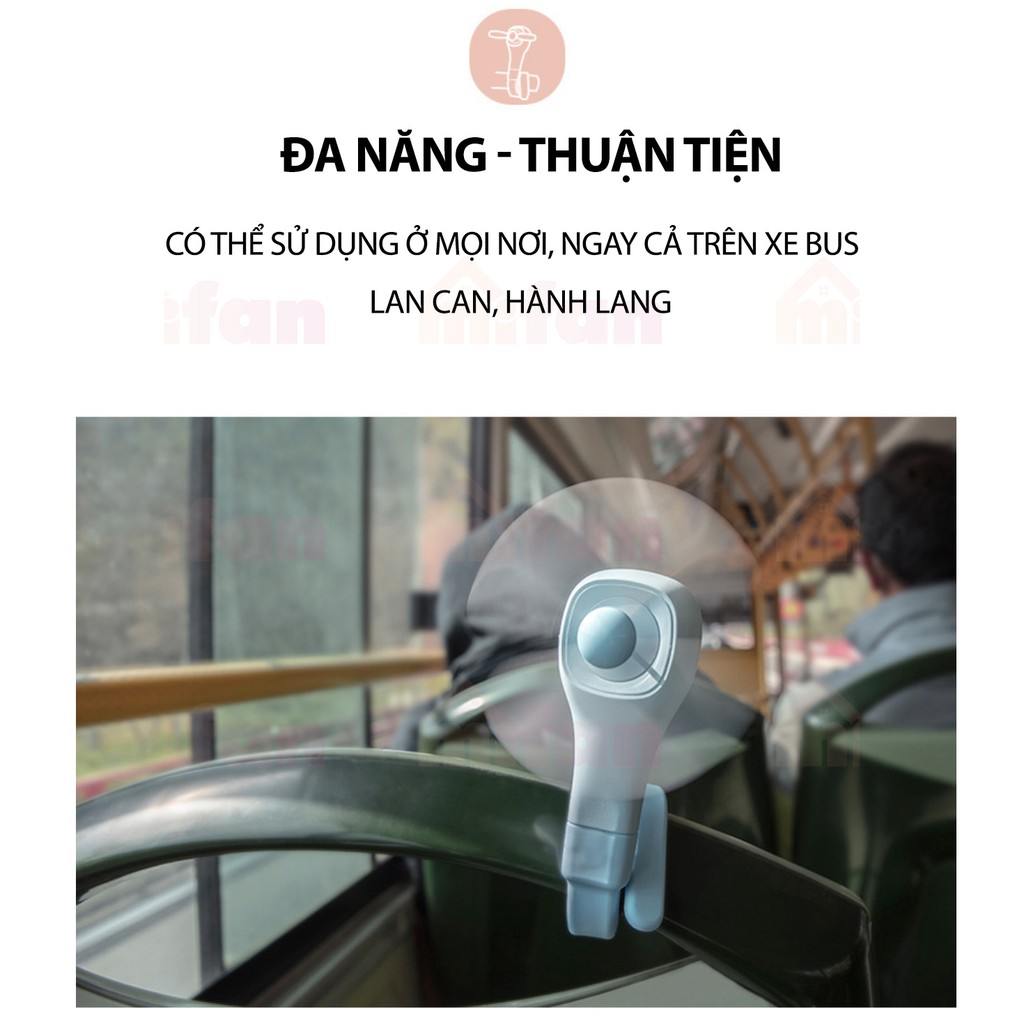 Quạt Cầm Tay Mini Đa Năng Tích Điện - Siêu Mát - Không Tiếng Ồn - HÀNG CAO CẤP | BigBuy360 - bigbuy360.vn