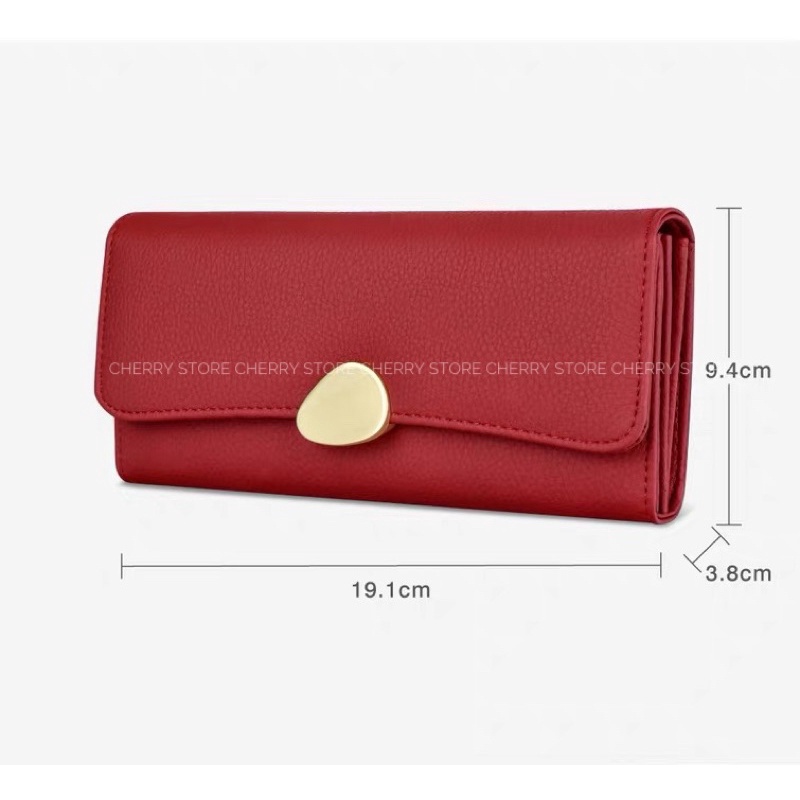 Ví nữ dáng dài gập hàng cao cấp Lily Purse phong cách sang trọng [ẢNH THẬT TỰ CHỤP]