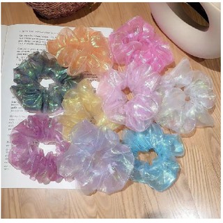Cột tóc SCRUNCHIES voan kiếng trơn
