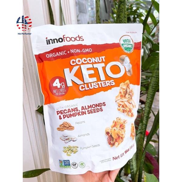 Bánh dừa Keto coconut clusters 454g