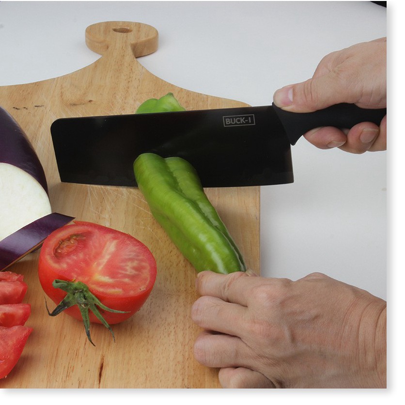 Dao nấu ăn SALE ️Bộ dao 5 món Buck-T làm từ thép không gỉ bền đẹp - Dụng cụ nấu ăn sang trọng, bền đẹp 7111