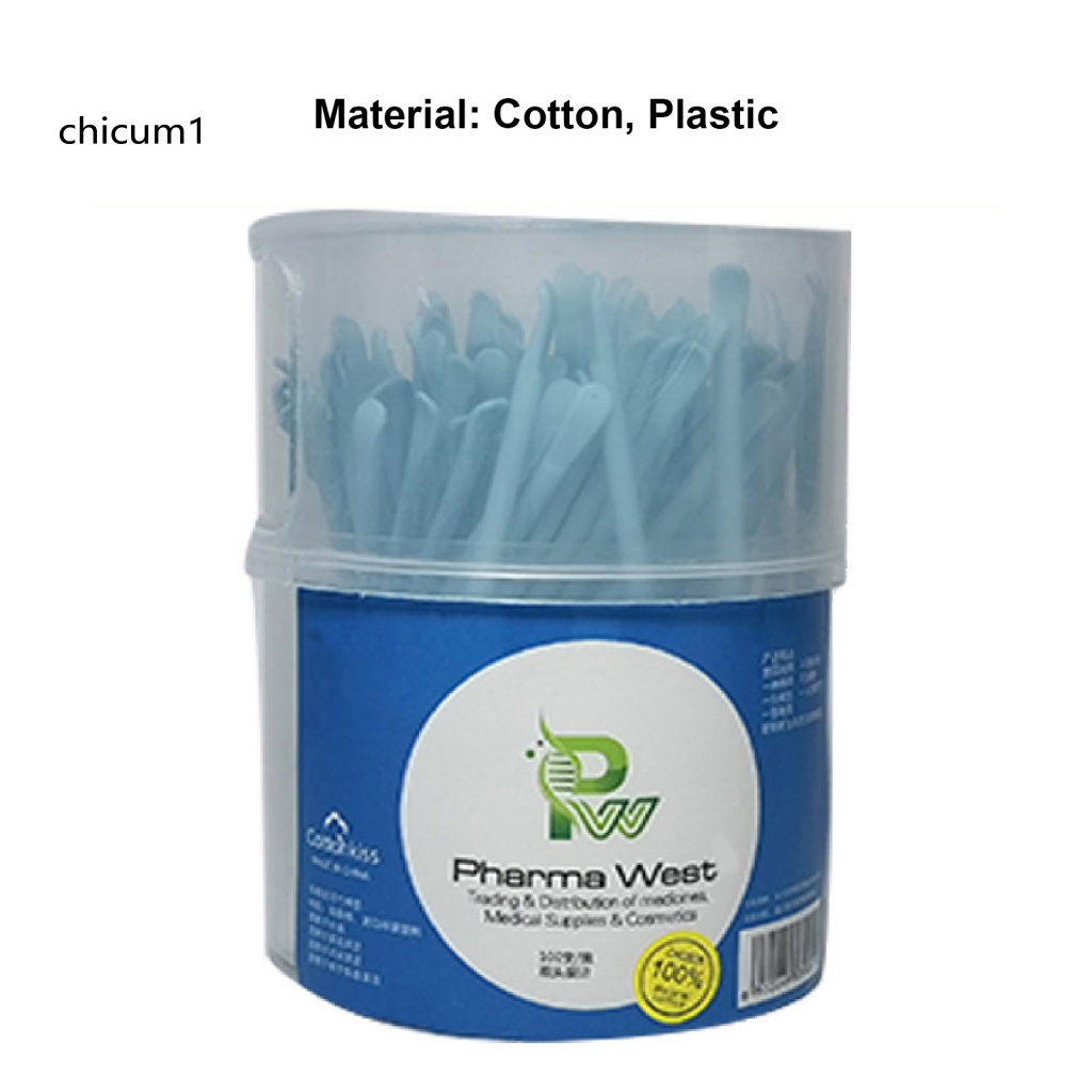 Set 100 Bông Cotton Lấy Ráy Tai Thân Thiện Với Da
