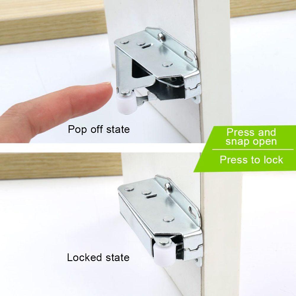 KUNHEV Bộ 2 Chốt Cửa Trượt Dạng Lò Xo Tiện Dụng Cho Gia Đình