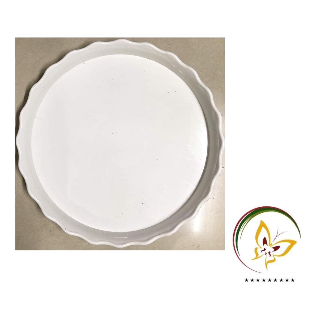 Đĩa lót chậu tròn khía Phi 42cm - #062C#